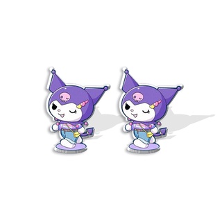 Hj7 Sanrio Melody Kuromi - Trang sức tai acrylic đa dụng, unisex