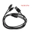 Dây chia cáp hình chữ Y hai cổng USB đầu cắm USB 2.0 chuyển từ đầu Type A sang đầu Micro USB kép