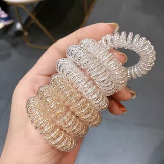 Dây cột tóc lò xo thời trang đơn giản tiện lợi cho nữ