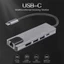 Bộ Chuyển Đổi HUB Trạm USB Type C 5 Trong 1 Bộ Chuyển Đổi Dock HDMI 2 USB 3.0 Gigabit RJ45 Phụ Kiện Máy Tính
