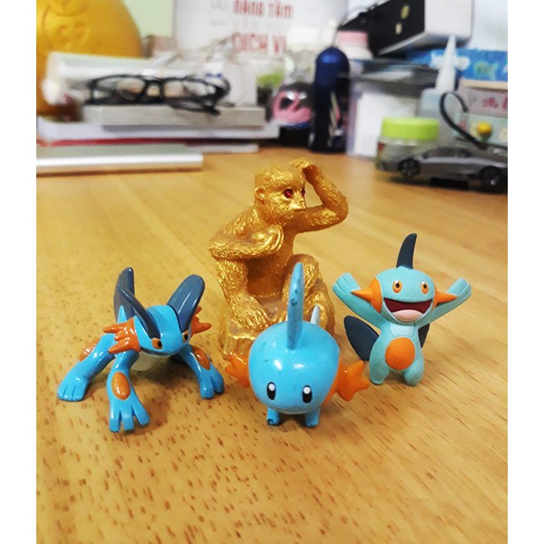 Set 3 Mô Hình Pokemon Mudkip - Marshtomp - Swampert Tomy S81 | Shopee ...