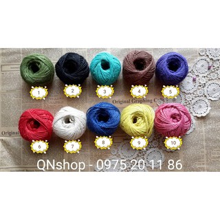 Dây thừng màu 2mm trang trí Handmade, DIY