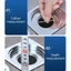 Lưới Lọc Chặn Tóc / Rác Bằng Thép Không Gỉ Gắn Bồn Rửa Nhà Bếp / Bồn Tắm Chống Tắc Nghẽn