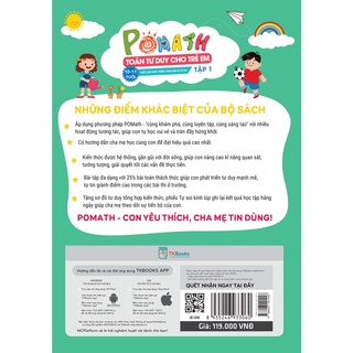 Sách - Pomath Toán tư duy cho trẻ em 10 - 11 tuổi - Giúp con phát triển toàn diện IQ và EQ