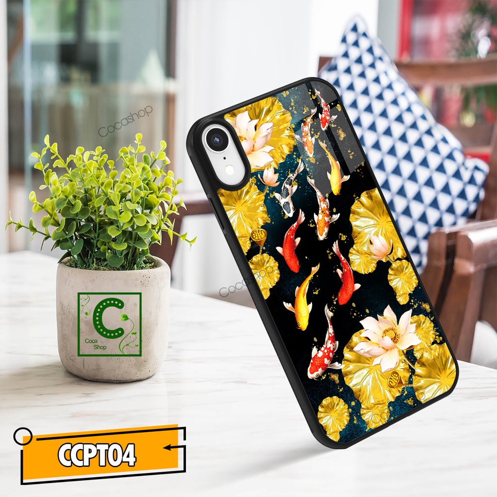 Ốp iphone in hình cực đẹp siêu bền - Cửu ngư quần hội - 6/6plus/6s/6splus/7/7plus/8/8plus/x/.....