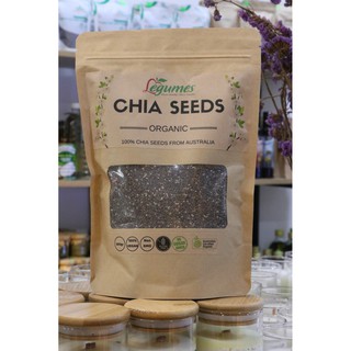 Hạt Chia Đen Úc 100% Nguyên Chất - Siêu Thực Phẩm Giàu Omega-3, Chất Xơ và Protein, Tốt cho Sức Khỏe Tim Mạch, Giảm Cân