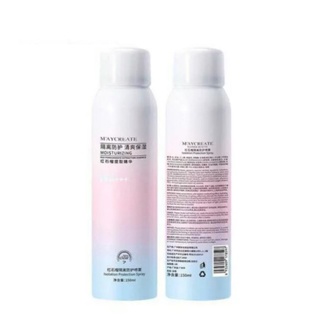 Xịt dưỡng ẩm trắng da - chống nắng Maycreate