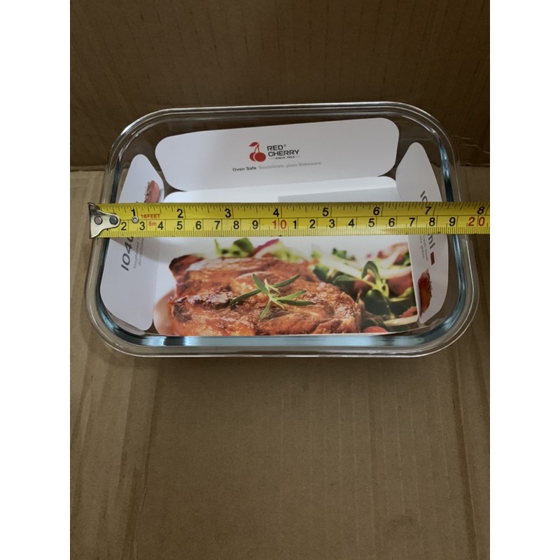 THỐ THUỶ TINH HÌNH CHỮ NHẬT SIZE 410ml , 680ml , 1040ml ĐỰNG CƠM , CANH , THỰC PHẨM