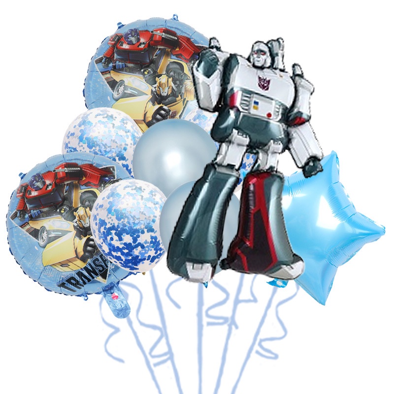 ST2 Transformers Optimus Prime Bumblebee Phim Hoạt Hình Lá Bóng Bộ Đồ Chơi Trẻ Em Tiệc Sinh Nhật Chủ Đề Trang Trí TS2