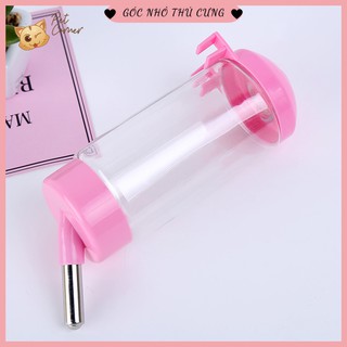 [Siêu tiện lợi] Bình nước tự động gắn chuồng cho thú cưng 500ml (Bình nước gắn chuồng cho chó mèo)