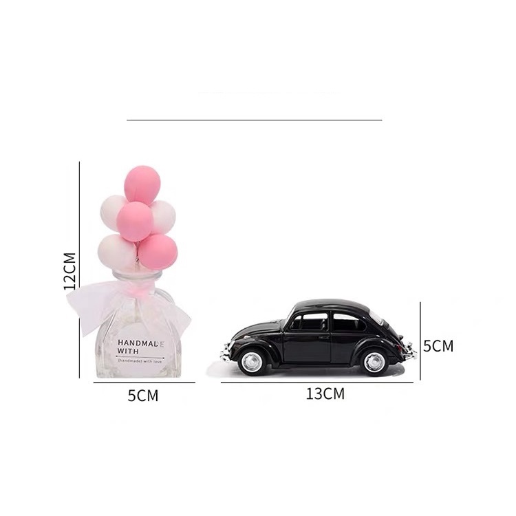 Decor ô tô mô hình, Bình bóng trang trí taplo ô tô, phụ kiện xe hơi sáng tạo, hoặc để bàn làm việc có tặng kèm sáp thơm