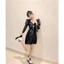 ĐẦM ĐEN NHẤN NGỰC SANG CHẢNH - EMERSON DRESS