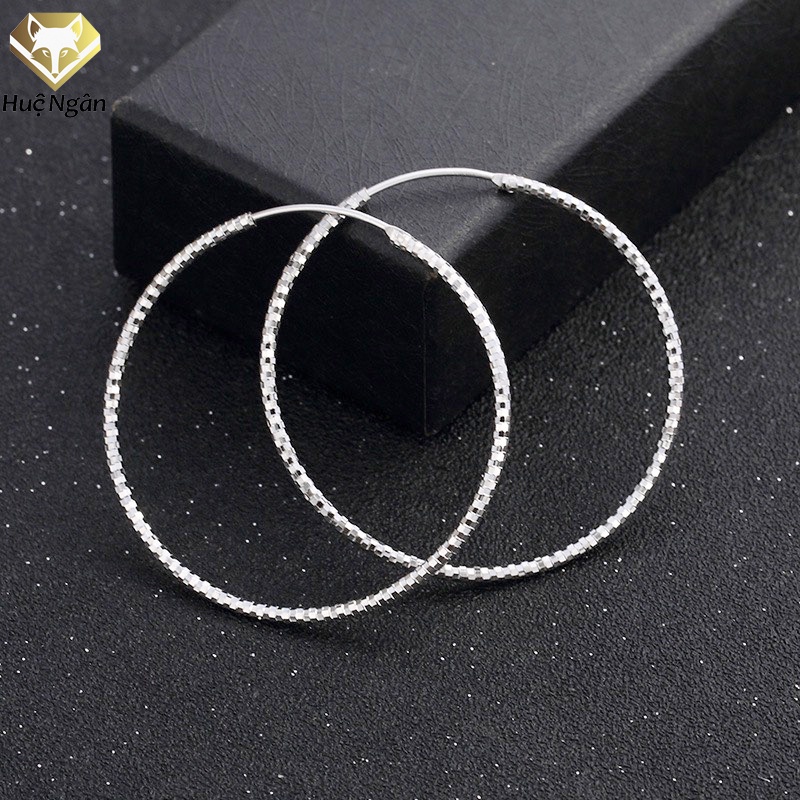 Ảnh Bông tai bạc Ý 925 Huệ Ngân - khuyên xinh RYE3014101 2