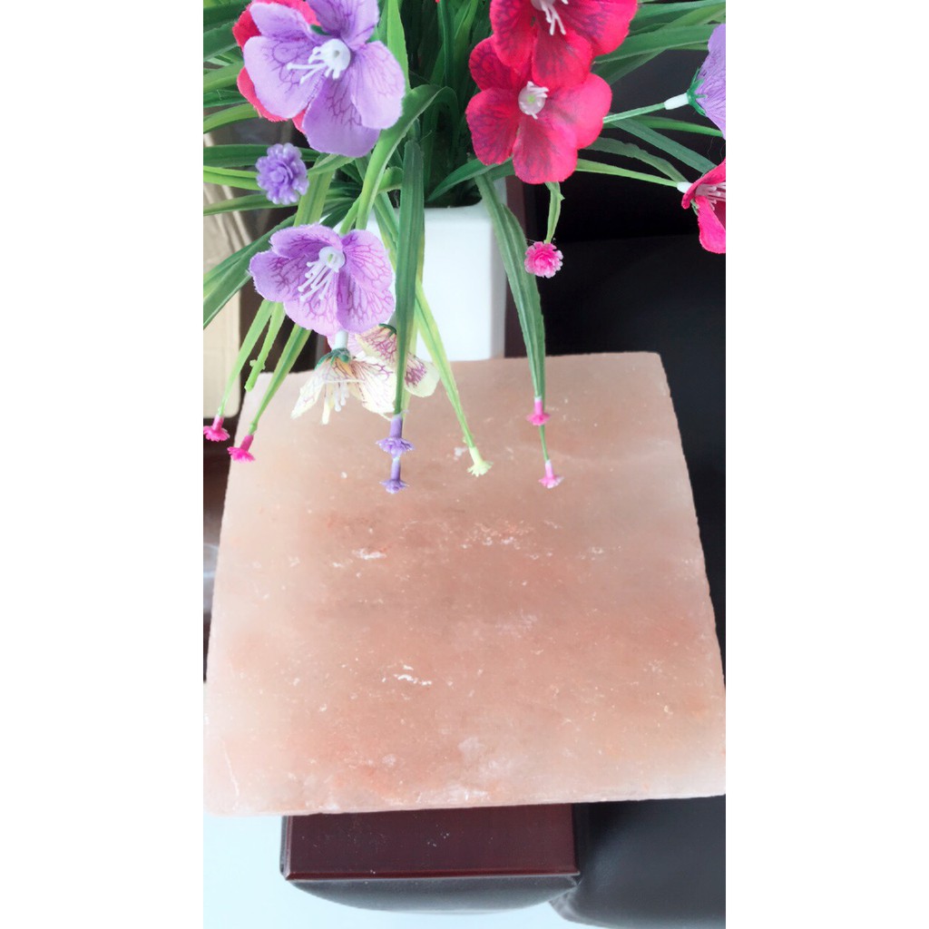 Viên đá muối 5cm (loại thẳng) kích thước 5x20x20 dùng cho spa ,hộp massage và giường đá muối | BigBuy360 - bigbuy360.vn