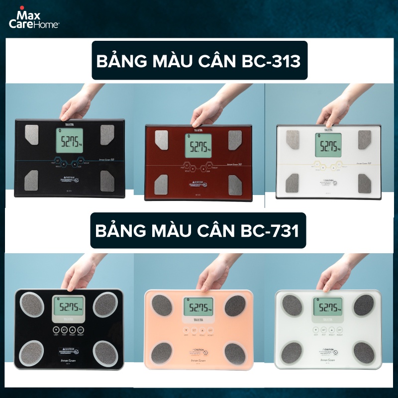 Ảnh Cân điện tử sức khỏe phân tích chỉ số cơ thể Tanita BC-731 & BC-313 Nhật Bản tự nhận diện người dùng, chính xác, nhỏ gọn 4