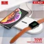 củ sạc không dây thông minh chức năng 2 in 1 vừa sạc cho điện thoại cho đồng hồ apple watch EARLDOM-hàng chính hãng