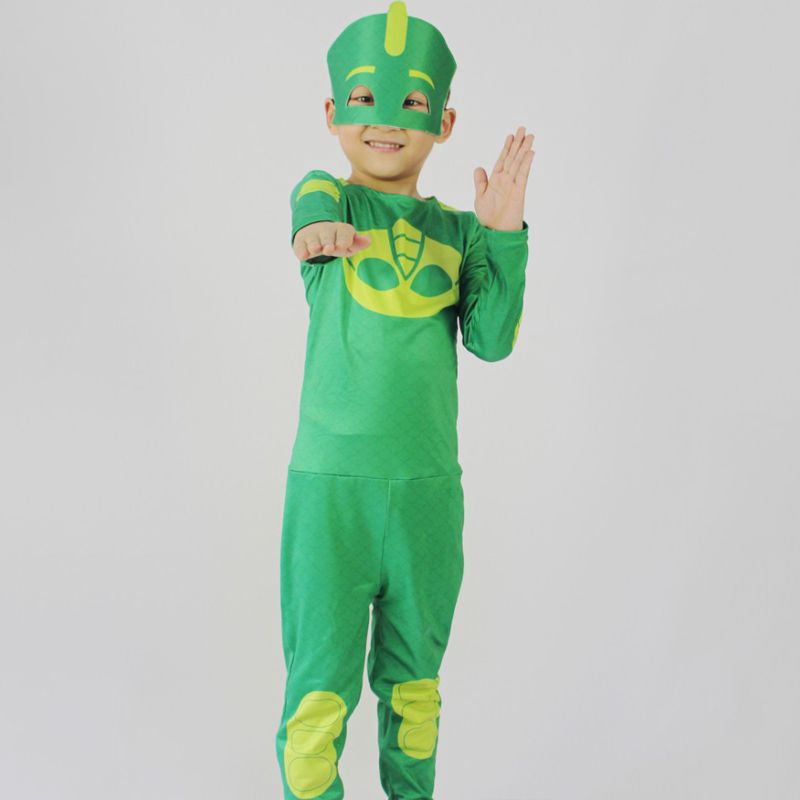 NobleKids PJ Mặt nạ Trang phục Catboy Owlette Gekko Áo liền quần Halloween Fancy Dress