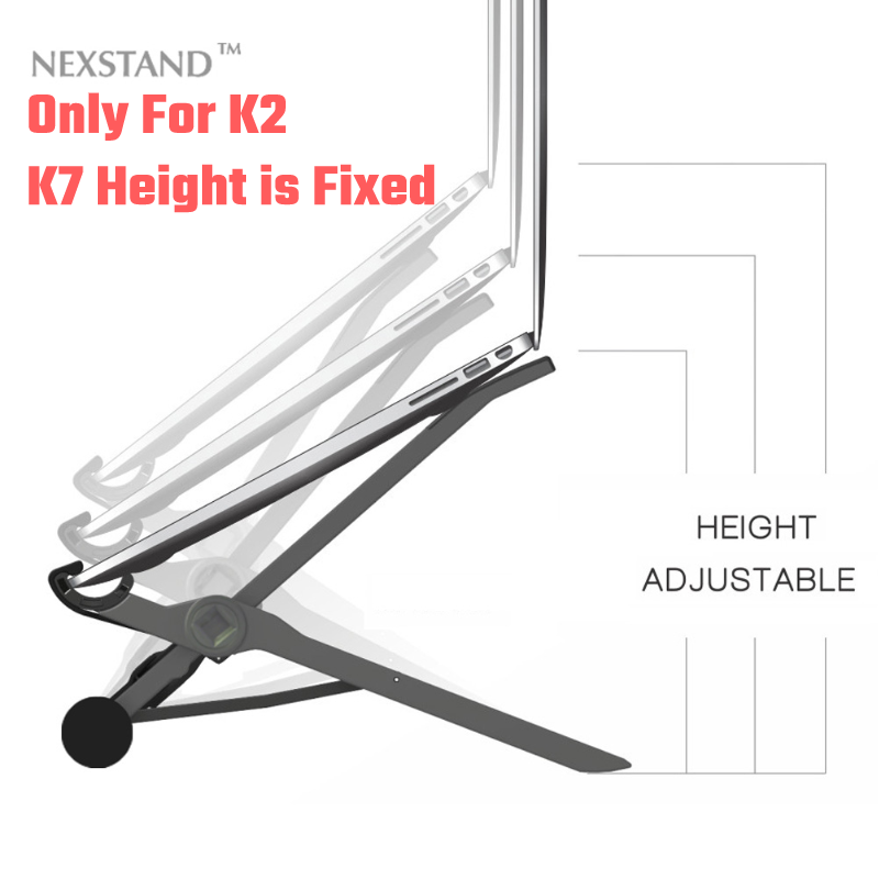 Giá đỡ máy tính xách tay NEXSTAND K2 / K7 gấp di động có thể điều chỉnh giá đỡ làm mát tiện dụng / văn phòng trường học tại nhà nơi công cộng sử dụng