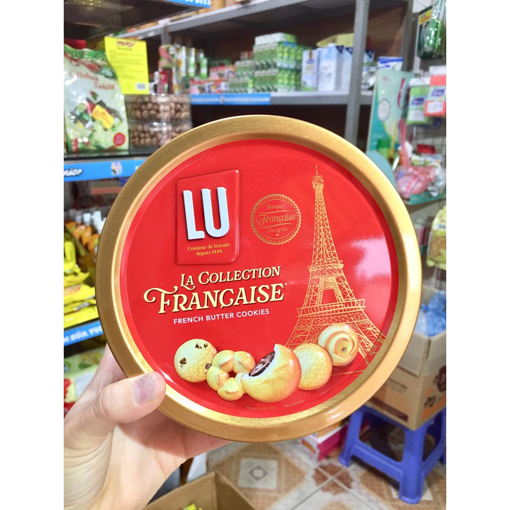 [Ảnh thật] [Chính hãng] Bánh quy bơ LU La Collection Francaise hộp ...