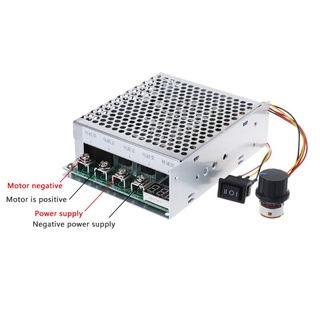 BS * DC 10-55V 100A Bộ điều khiển tốc độ động cơ Điều khiển PWM đảo ngược phía trước