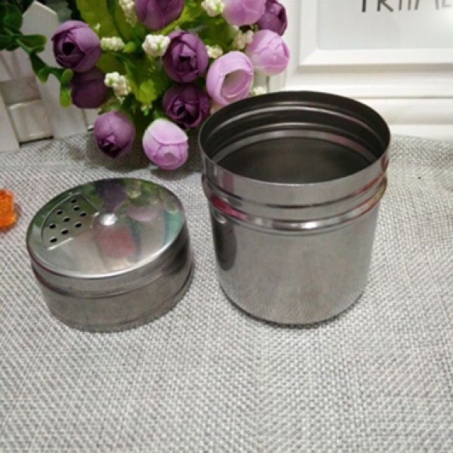 Hủ inox cao cấp  đựng tăm và đựng tiêu– Gia dụng bếp Hủ inox cao cấp
