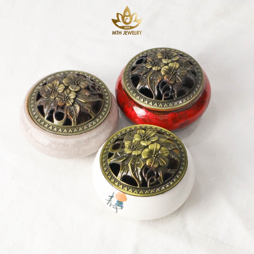 Ảnh Nhang Nụ Trầm Hương Sạch Trầm Hương Tự Nhiên Organic và Lư Sứ Đốt Trầm (Combo) - MTH JEWELRY 3