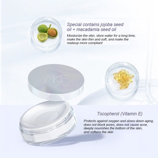 Phấn Phủ Dạng Bột Akf Cố Định Lớp Trang Điểm Mượt Mà Chống Nước Và Kiềm Dầu Lâu Trôi Cho Nữ