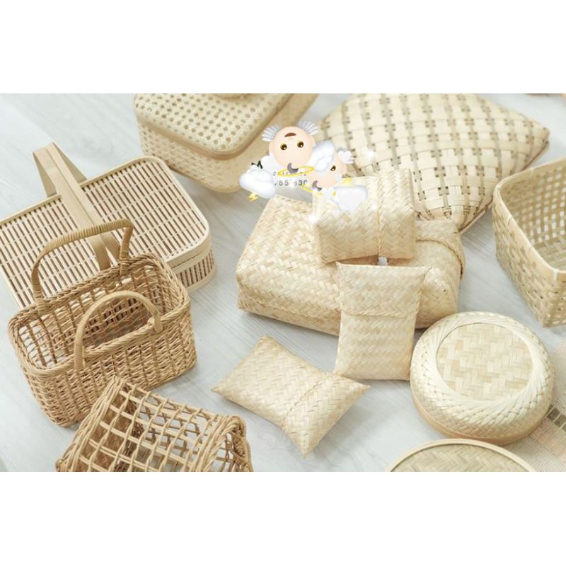 Hộp tre giỏ tre làn tre | Shopee Việt Nam