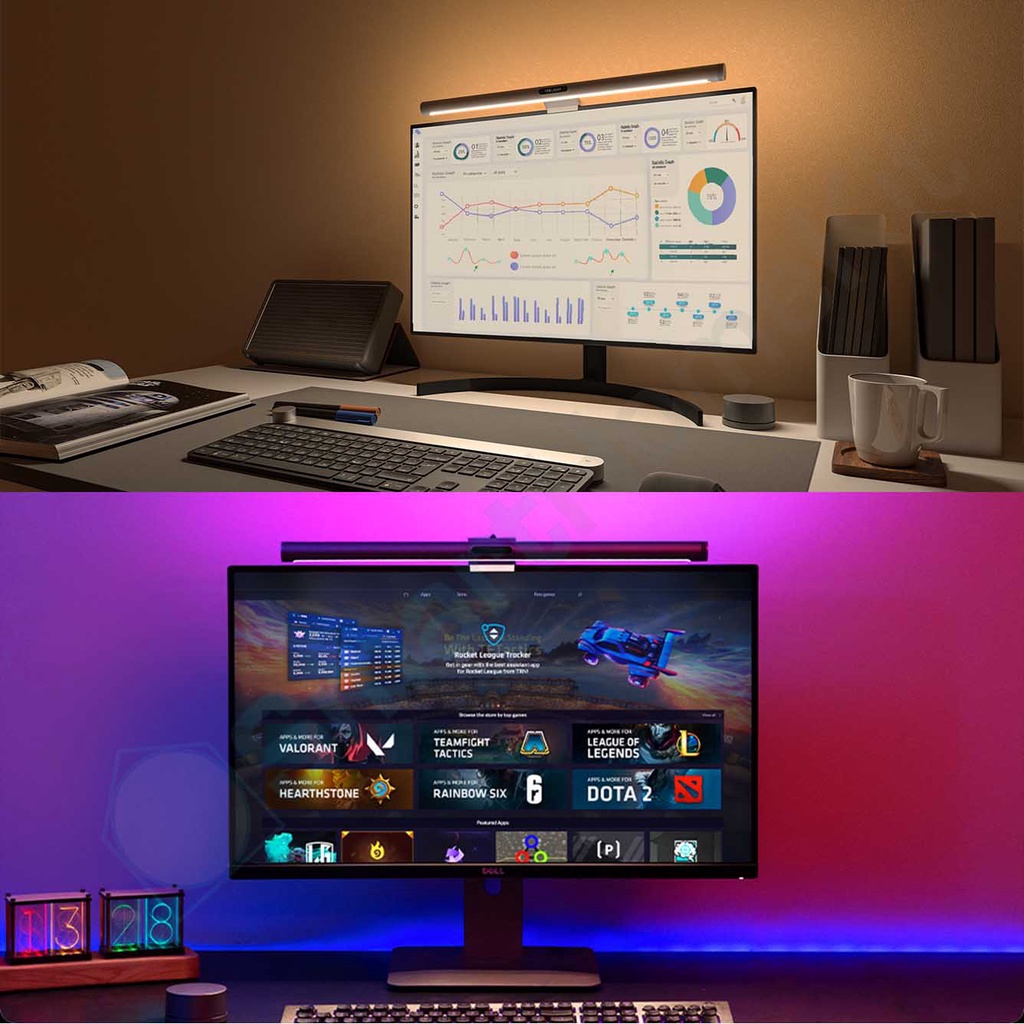 Mô tả Đèn treo màn hình Yeelight Screen Light Bar Monitor Pro yltd003 - Hỗ trợ Razer Chroma và OverWolf - 1