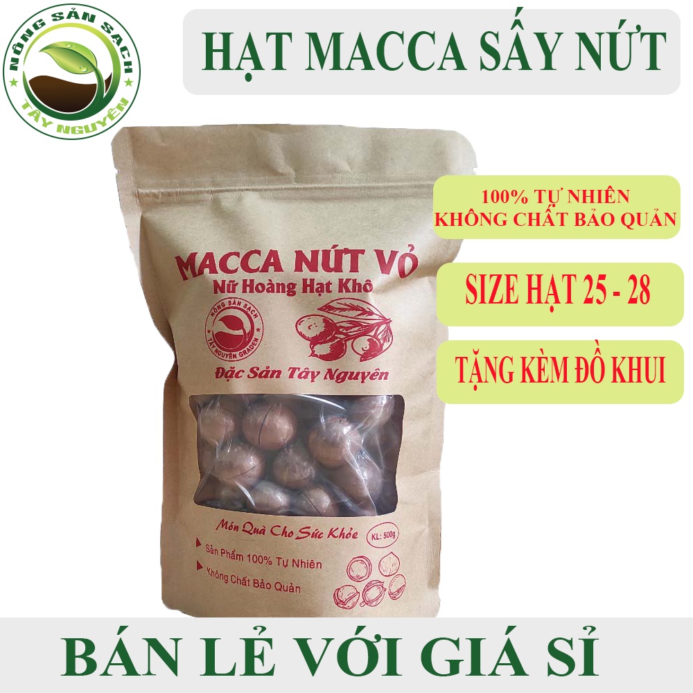 [ GIÁ SỈ] 1kg HẠT MACCA sấy nứt vỏ đắk lắk - hạt mắc ca nứt vỏ - HẠT ...