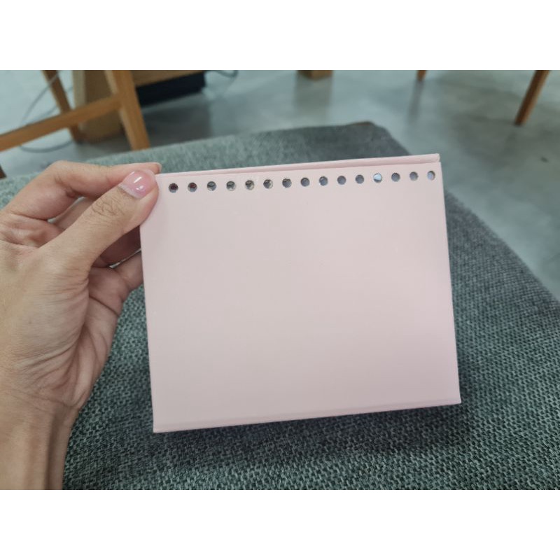 Đế lịch ngang mini 14x11cm nhiều màu pastel (đã đục lỗ sẵn)