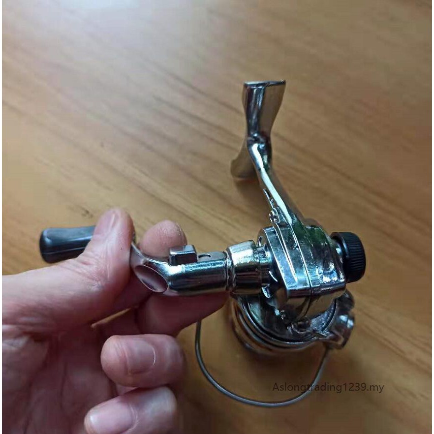 Máy Câu Cá Mini Kim Loại Đầy Đủ Tốt Nhất 500 Kích Thước Cuộn Dây Tất Cả Kim Loại Ống Tay Cầm Thân Băng Bè Dụ Mồi Đúc Bánh Xe Pancing Reels