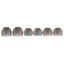 BTM 6 Miếng Silicone Tai Buds Gel Eartips Silicone Earpads Thay Thế Ear Bud Đầu S Cho M L Có Dây Tai Nghe Cho Earpa