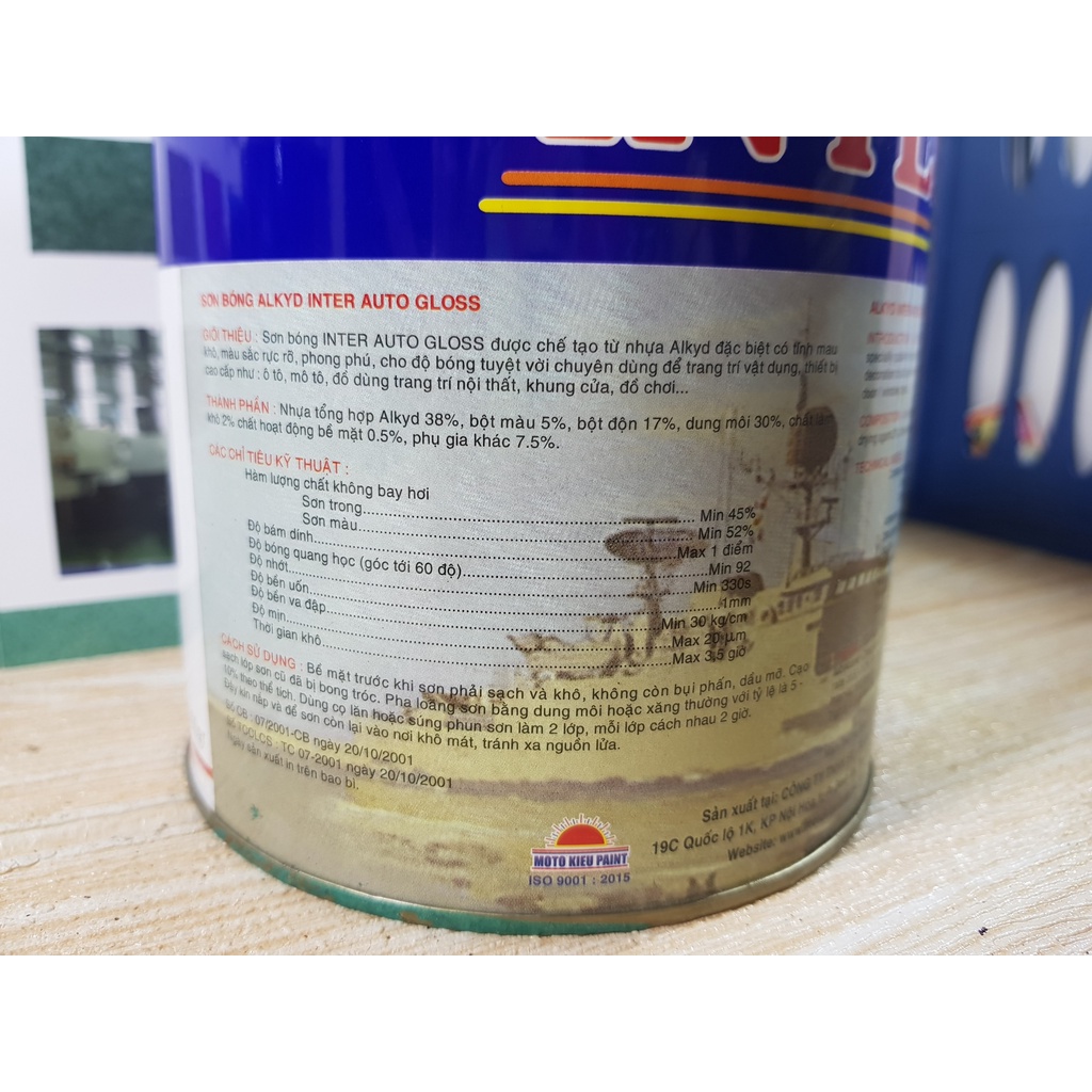 SƠN VÂN BÔNG INTER CHUYÊN DÙNG ĐẶC BIỆT 900G [CHÍNH HÃNG][CÓ XUẤT HÓA ĐƠN GTGT]