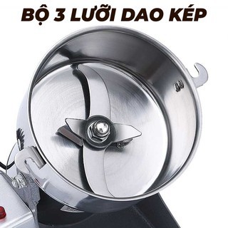 [INOX 304] Máy xay đồ khô đa năng 2000W - Chuyên xay nghiền đồ khô, gạo, thịt cá, hương liệu, gia vị, hạt - Máy xay
