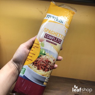Mì spaghetti lứt, bán lứt, mì trắng hữu cơ Markal 500g