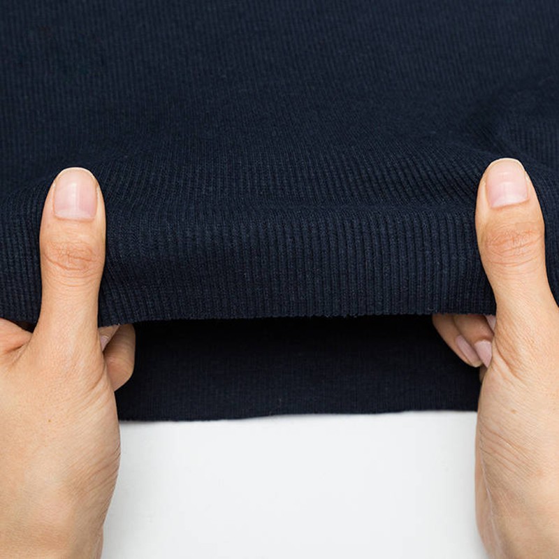Màu Nguyên Chất Kain DIY Cotton Co Giãn Lycra Ribbing Vải Tự Làm Vải Co Giãn Cho Còng 50x120cm K302876