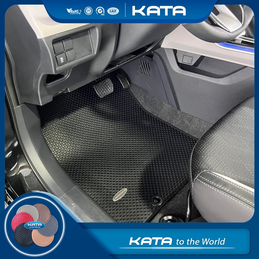 Thảm lót ô tô KATA cho xe Toyota Veloz Cross (2022-2025) - Khít với sàn, Chống trơn, Không mùi, Không ẩm mốc
