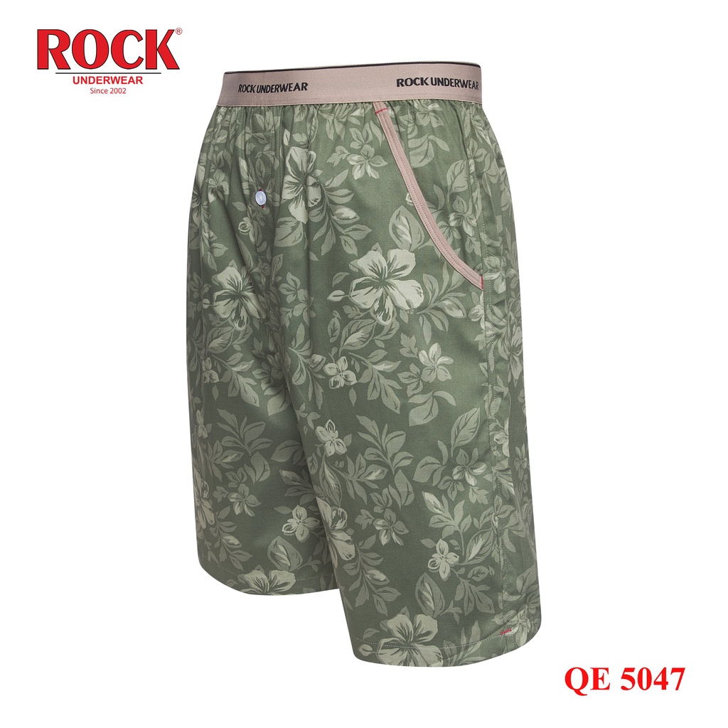Quần Short Nam ROCK 5047 lưng thun bản to mạnh mẽ, cá tính mặc nhà, đi biển, đi chơi