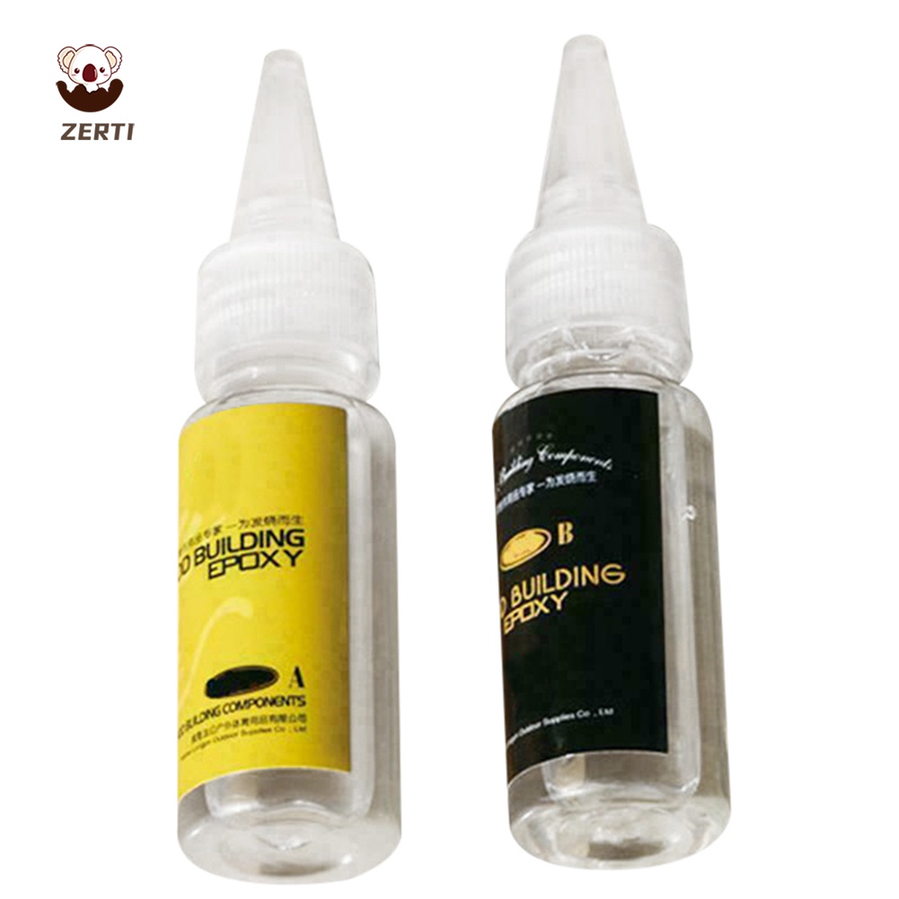 Bộ 2 Phụ Kiện Keo Dán Cần Câu Cá Bằng Epoxy AB Trong Suốt