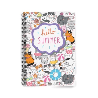Sổ lò xo A5 ruột kẻ ngang TUANVIET BOOKS 200 trang, phù hợp ghi chép