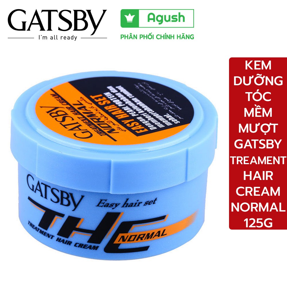 Kem ủ tóc phục hồi hư tổn hair treatment cream siêu mượt lạnh thơm nhật bản giá rẻ Gatsby treatment hair cream 125g