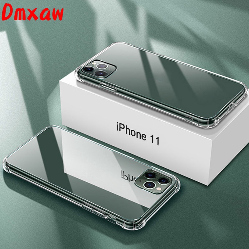Ốp Điện Thoại Mềm Trong Suốt Chống Sốc Cho iPhone 13 12 Pro Max 12 13 Mini 11 Pro Xs