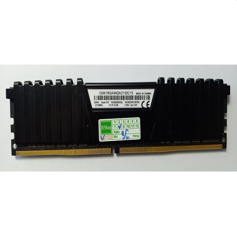 Ram tản nhiệt 8Gb DDR4 bus 2133/2400/2666, ram bộ hiệu CORSAIR VENGEANCE LPX, bảo hành 6 tháng | BigBuy360 - bigbuy360.vn