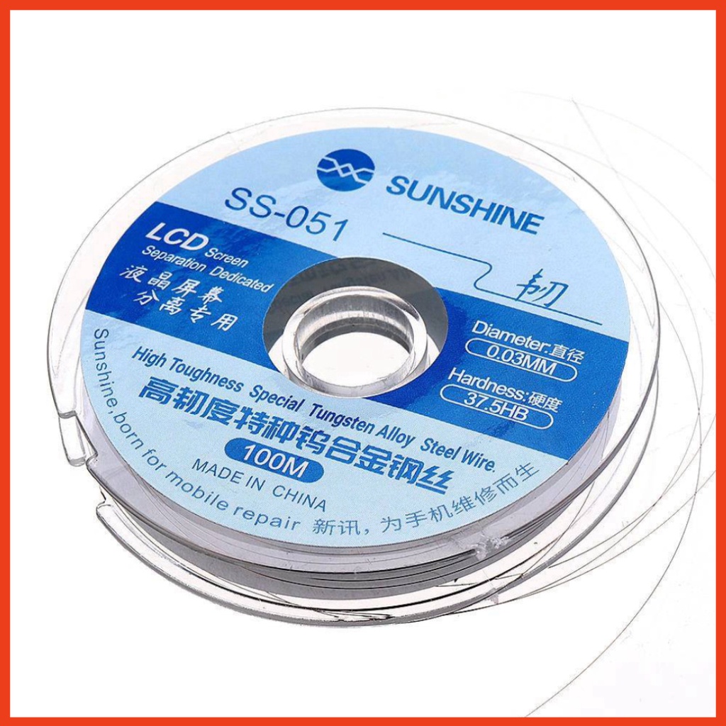 Dây cắt kính SUNSHINE SS-051 dài 100m, đường kính lõi 0.03mm - 1 cuộn