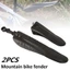 MOCOVED MTB Fender Đen Thời Trang 20 '' 22 '' 24 '' 26 '' 'Phía Trước Phía Sau Phụ Kiện Xe Đạp Có Thể Điều Chỉnh