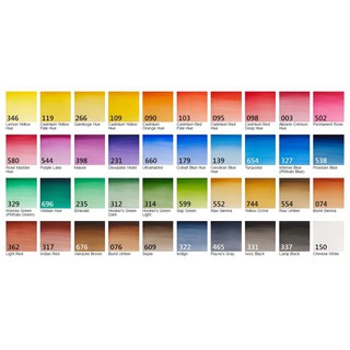 [Phần 1] Thỏi màu nước WINSOR & NEWTON dạng nén half pan 🐻🌸
