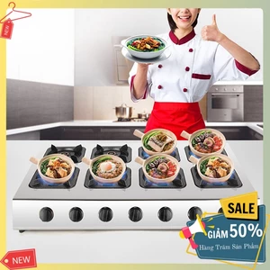 Bếp ga 8 họng làm mì cay, bánh xèo, cơm niêu