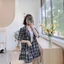 set vest kẻ siêu hot