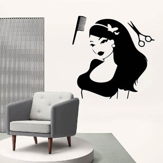 Decal Trang trí Barber, Salon cắt tóc Nổi bật, tăng tính thẩm mỹ, thu hút khách hàng P2